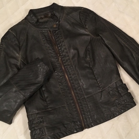 Jou Jou Jackets & Blazers - Zip up biker jacket. Never worn.